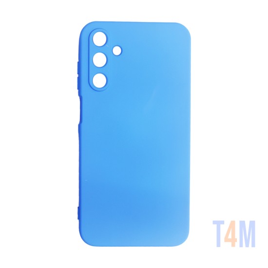 Funda de Silicona con Marco de Cámara para Samsung Galaxy A15 4g Azul